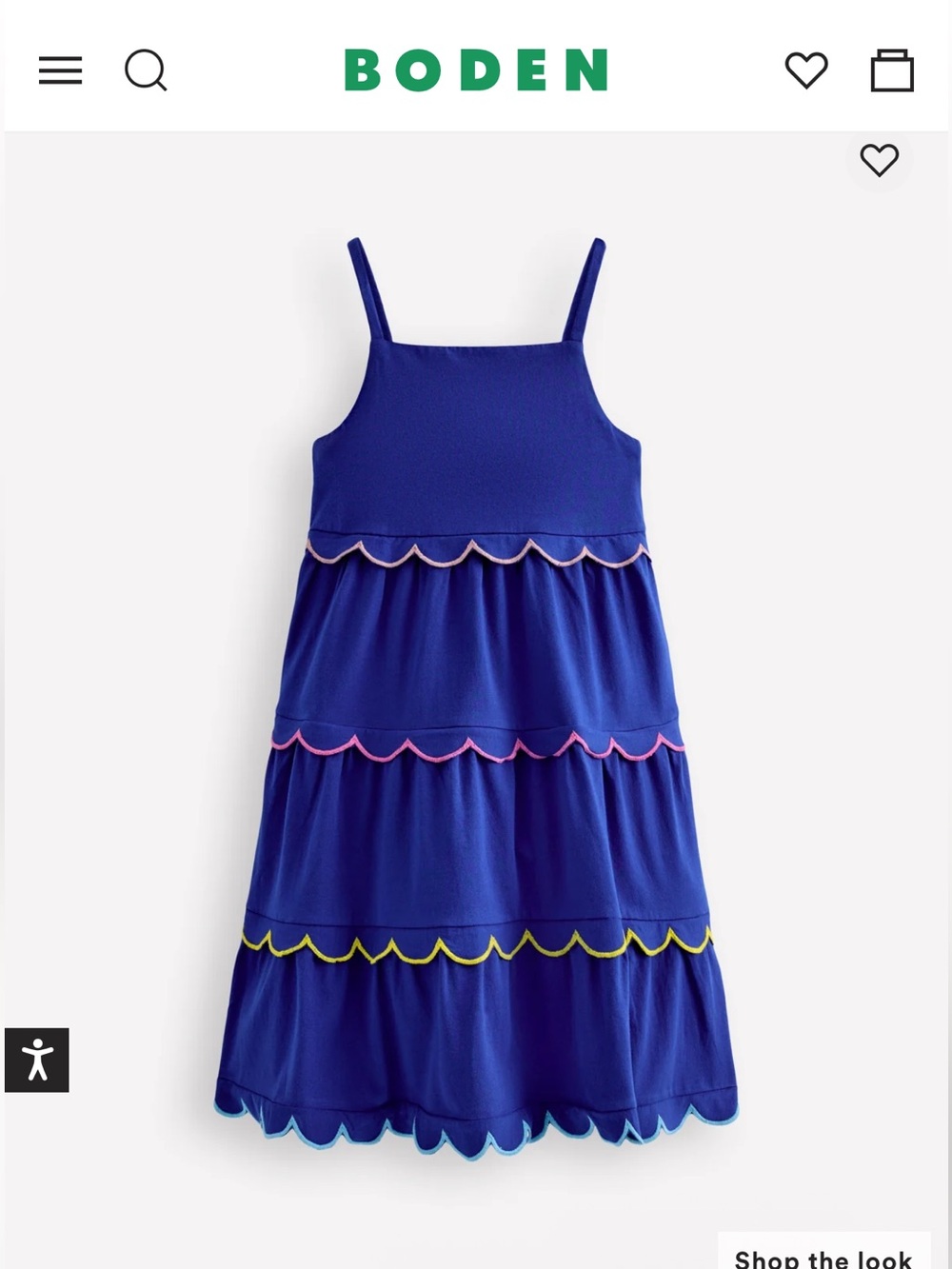 Boden tiered dress